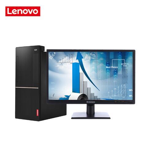 操大黑逼网联想（Lenovo）扬天M6201C 商用台式机(I3-6100 4G 1T  DVD  2G独显  21寸)